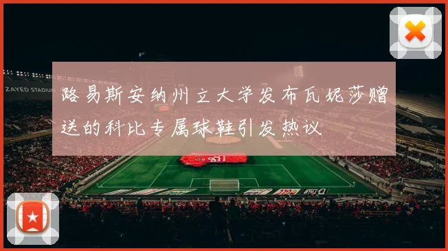 路易斯安纳州立大学发布瓦妮莎赠送的科比专属球鞋引发热议