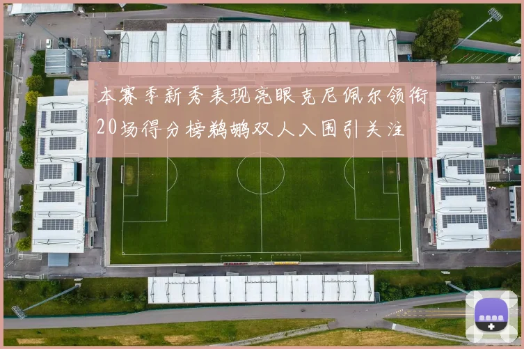 本赛季新秀表现亮眼克尼佩尔领衔20场得分榜鹈鹕双人入围引关注